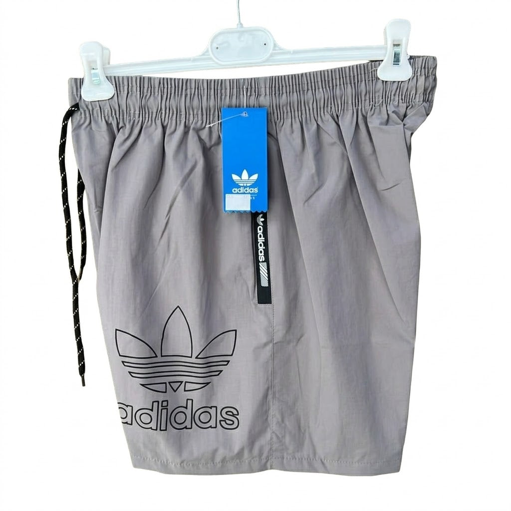Authentic Adidas Originals Men's Trefoil Outline Swim Shorts