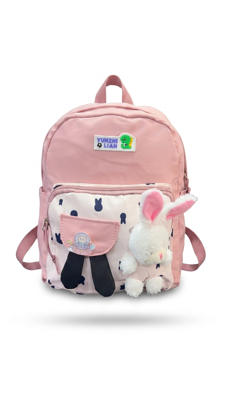 Kids "Clouds Love" Plush Bunny Backpack