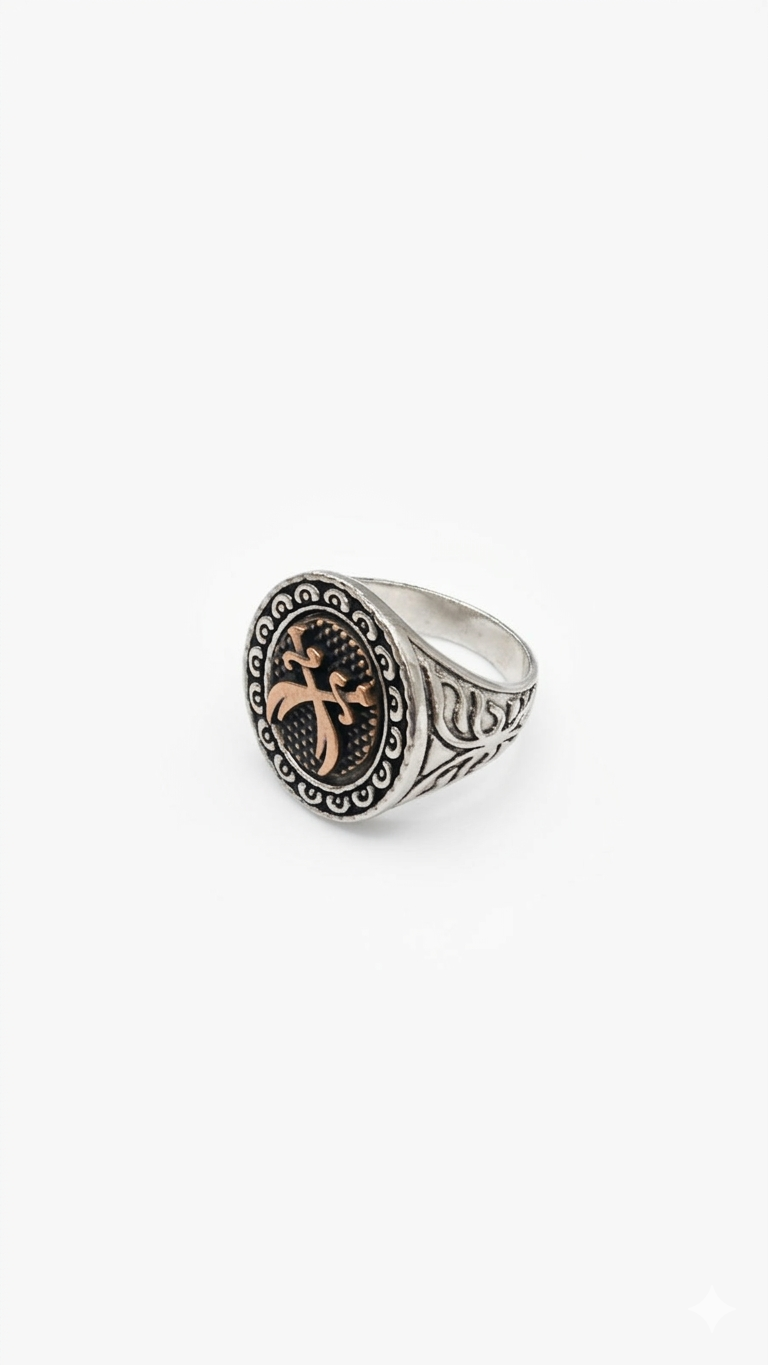 Crossed Swords Emblem Ring