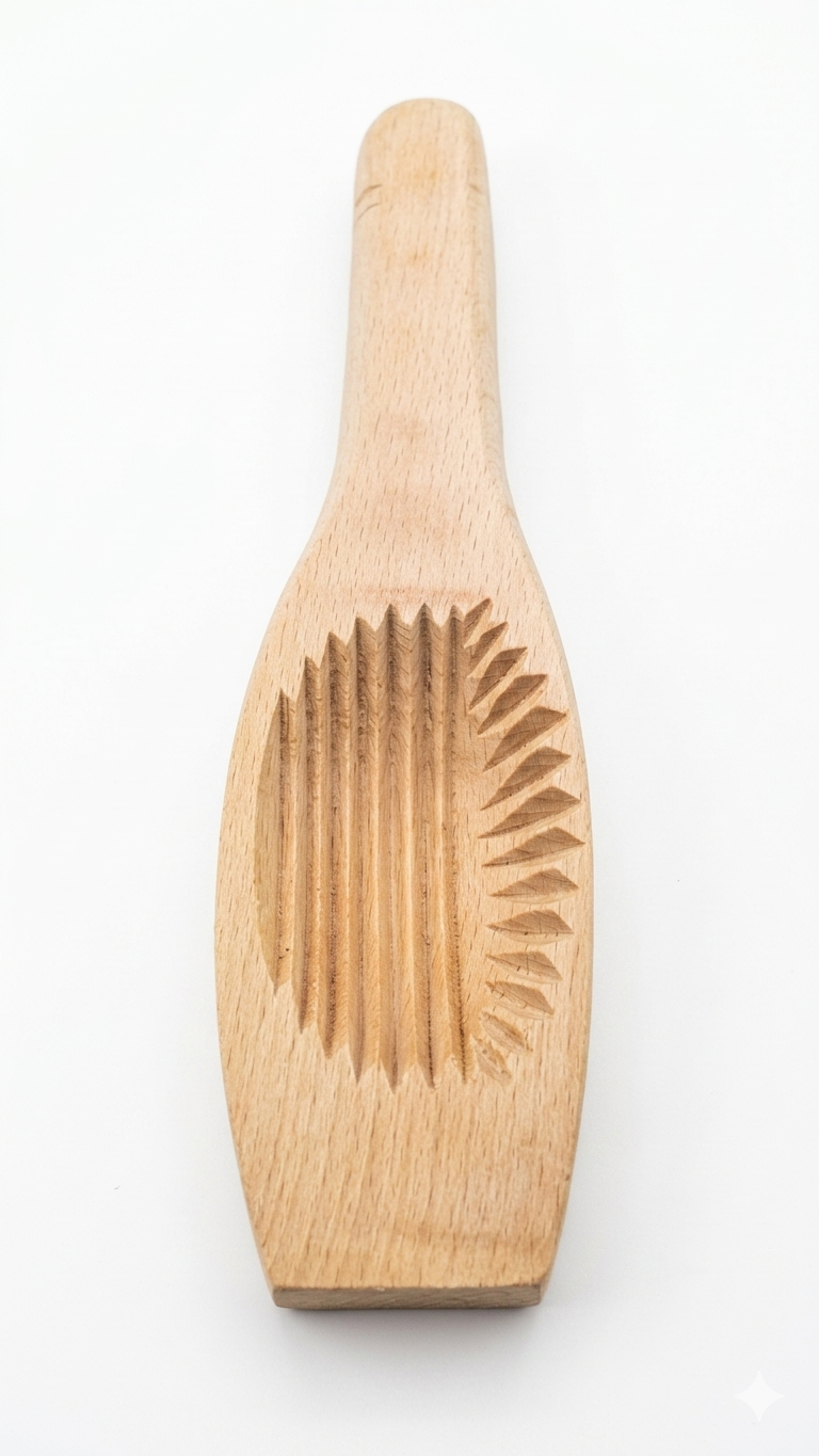 Traditional Round Wooden Ma'amoul Mold