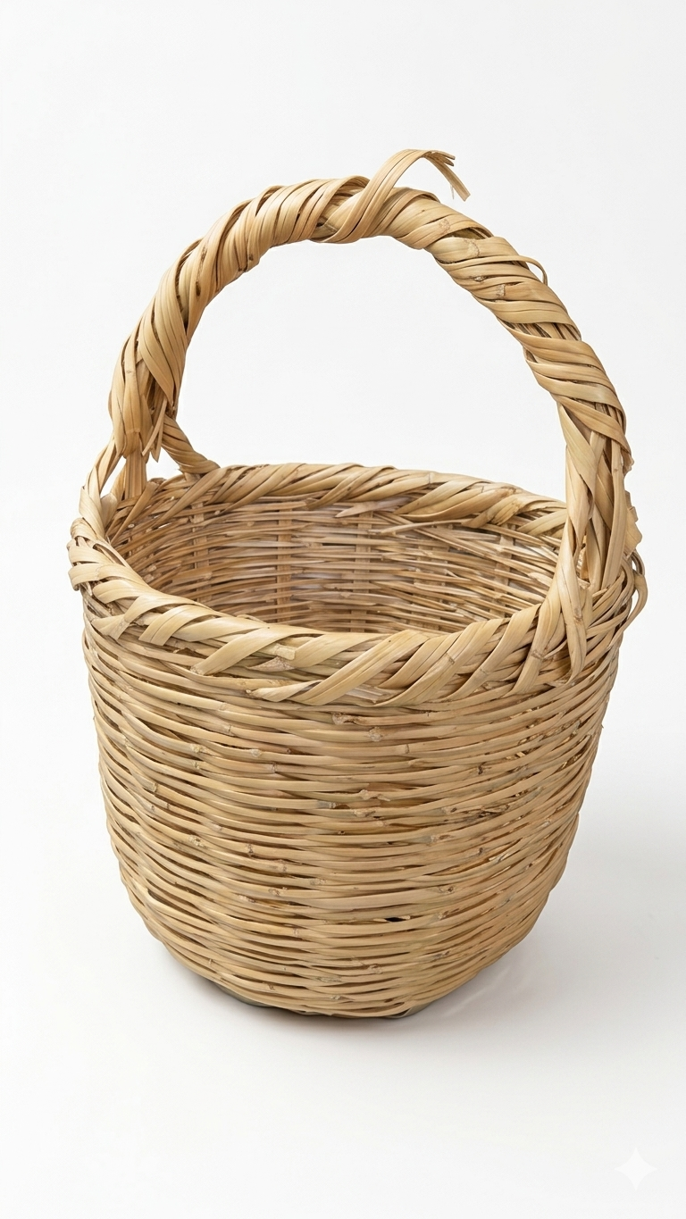 Nested Wicker Storage Basket 35 cm